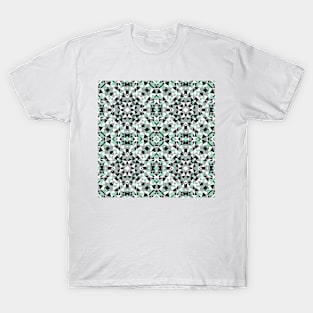 Abstract Kaleidoscope Mint T-Shirt